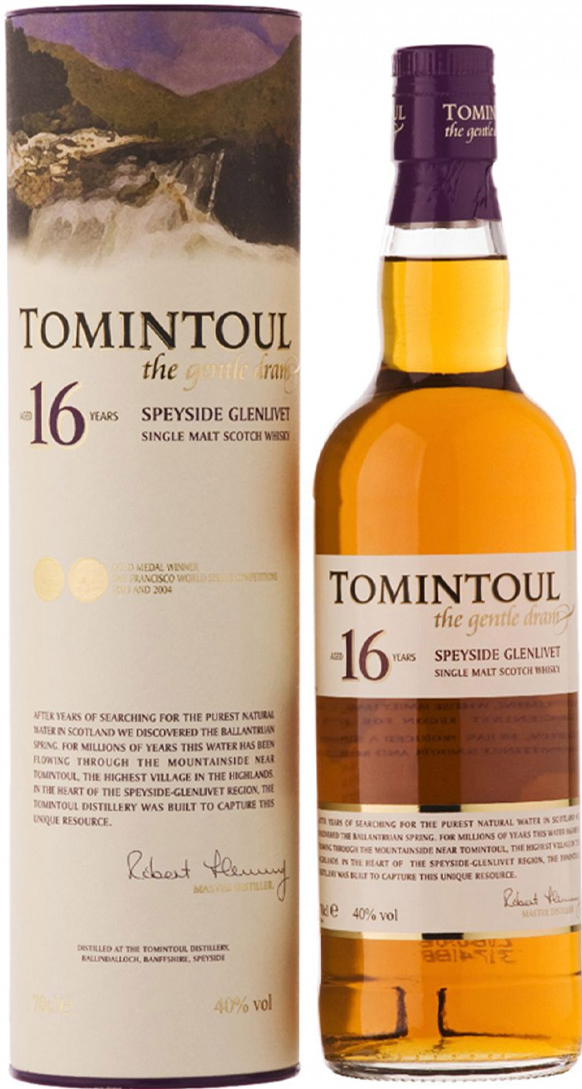 Tomintoul 16 Years Old in Gift Box - Томинтоул 16 лет в п.у.